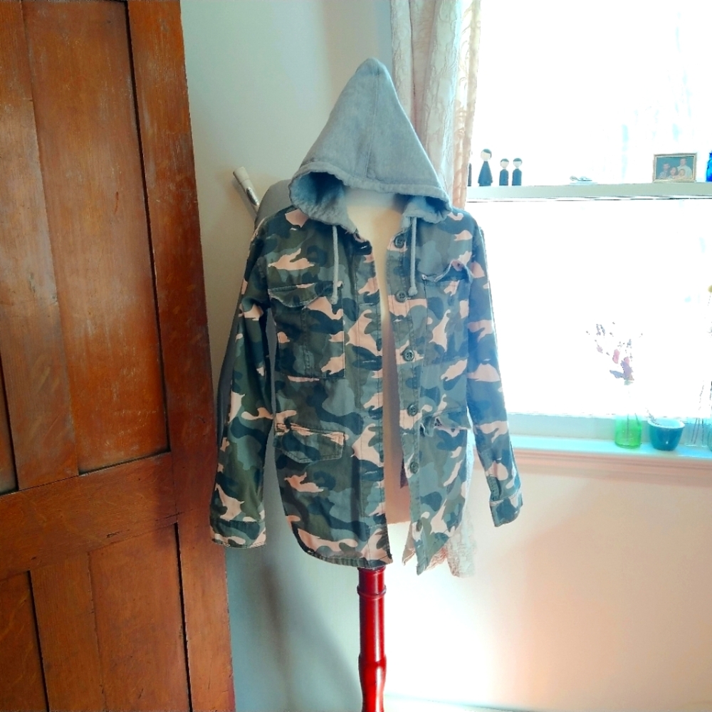 Hooded Army Coat